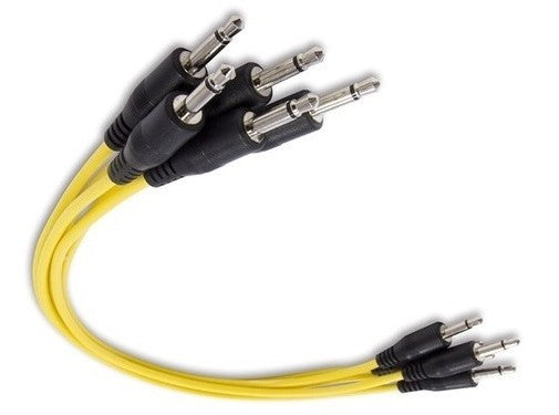 Korg MS-CABLE Yellow Patch Cable Set (Set of 5)