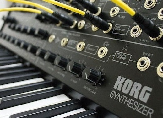 Korg MS-CABLE Yellow Patch Cable Set (Set of 5)
