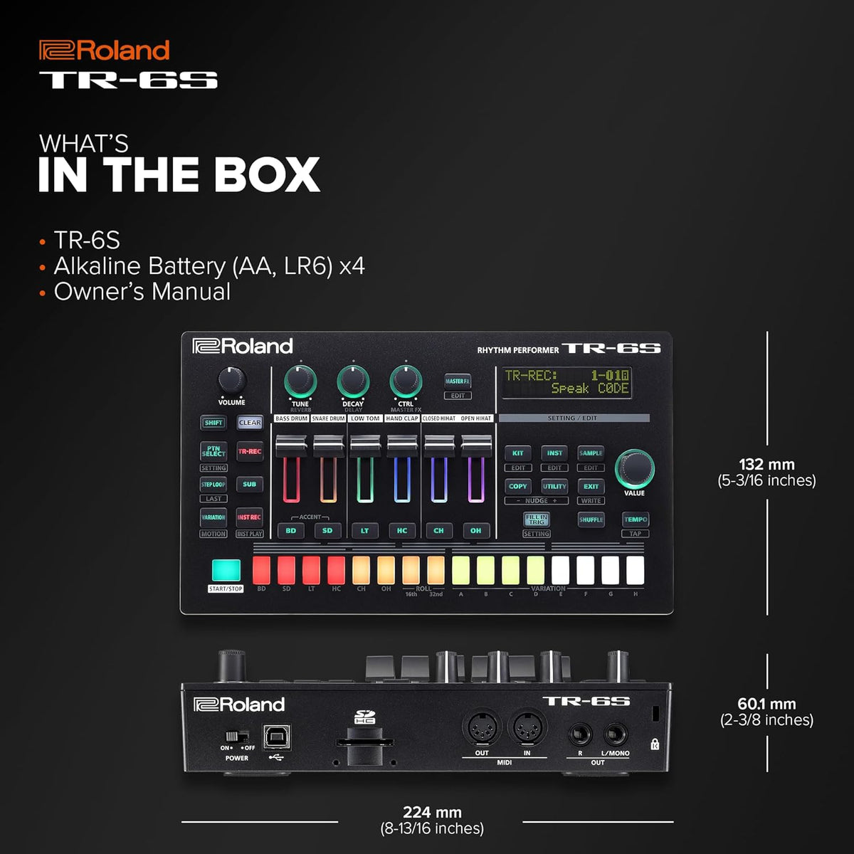 Roland TR-6S Rhythm Performer
